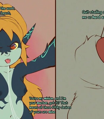Midna x Wolf Link comic porn sex 38