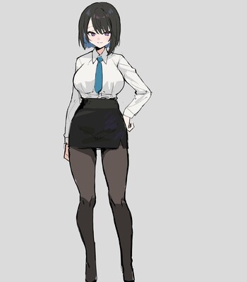 Shokuba no Senpai kara no Choushou | Ridicule from my Senpai at Work [Colorized] comic porn sex 5