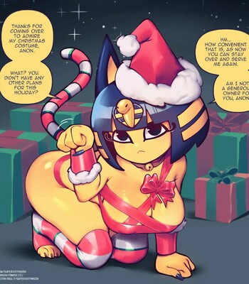 [Supersatanson] Ankha for Christmas (Animal Crossing) comic porn sex 1
