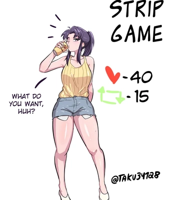 Misato Katsuragi’s Strip Game comic porn thumbnail 001