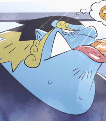 Young Jinbe X Luffy comic porn sex 4