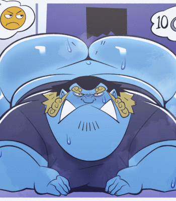 Young Jinbe X Luffy comic porn sex 6