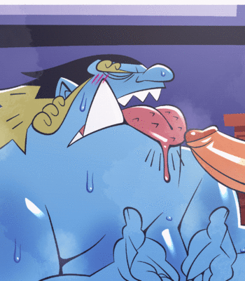 Young Jinbe X Luffy comic porn sex 11