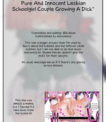 A Story About The Most Pure And Innocent Lesbian Schoolgirl Couple Growing A Dick comic porn sex 77