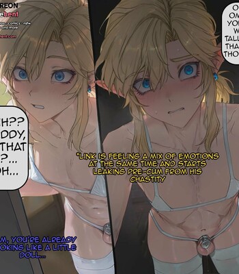 Link’s fist BBC comic porn sex 2