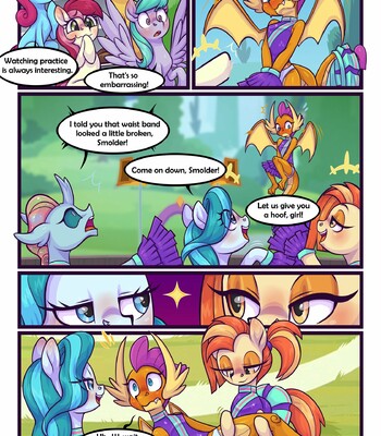 Smolder’s cheerleading initiation comic porn sex 2