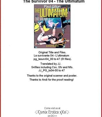 The Survivor 4 – The Ultimatum comic porn sex 52