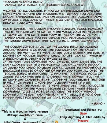 Yoruichi Nyan No Hon 2 comic porn sex 4