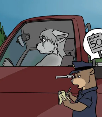 Pulled Over comic porn thumbnail 001