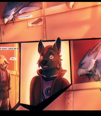 Wolf x Gryphon comic porn thumbnail 001