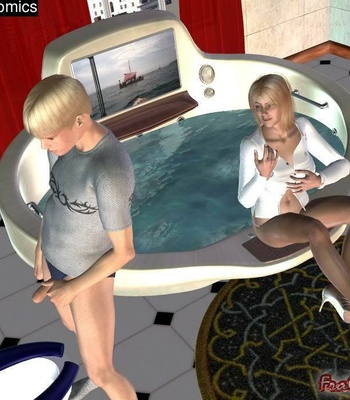 A Mother Cleans Her Teeth With My Sperm comic porn sex 11