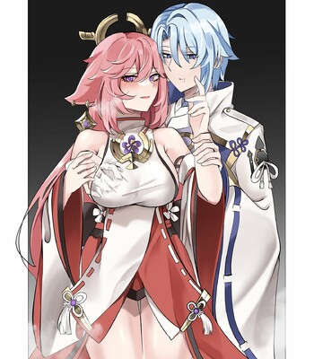 Douryuu | Same Style (Genshin Impact) [English] [Decensored] comic porn sex 2