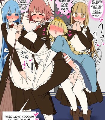 Futanari Oujo-sama no Seiyoku Hassan Maid Harem Sex comic porn sex 2