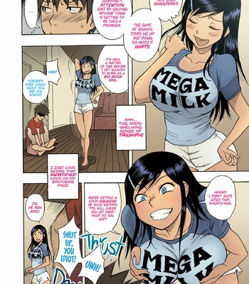 Hinnyuu Kyonyuu History | Tiny Boobs Giant Tits History [Colorized] comic porn sex 4