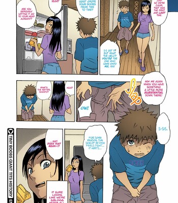 Hinnyuu Kyonyuu History | Tiny Boobs Giant Tits History [Colorized] comic porn sex 22