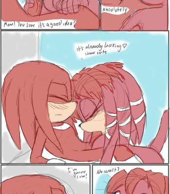 Lara-le & Knuckles comic porn sex 5