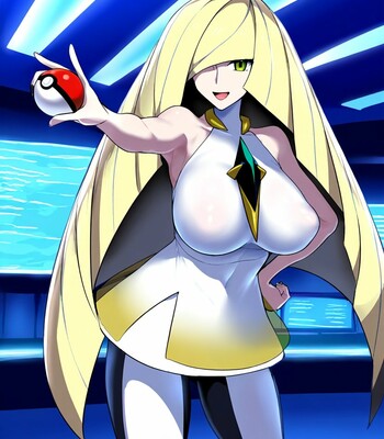 Lusamine x Nihilego comic porn sex 9