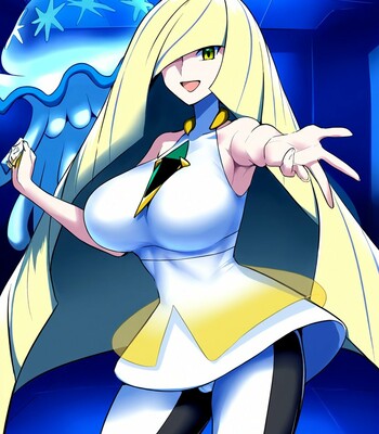 Lusamine x Nihilego comic porn sex 12