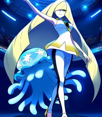 Lusamine x Nihilego comic porn sex 13