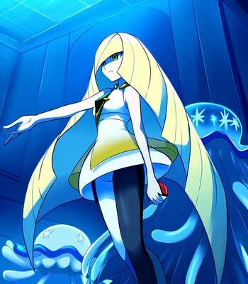 Lusamine x Nihilego comic porn sex 14