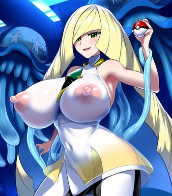 Lusamine x Nihilego comic porn sex 23