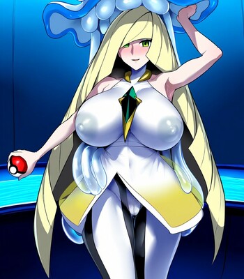 Lusamine x Nihilego comic porn sex 24