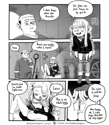Marcille x Laios comic porn thumbnail 001