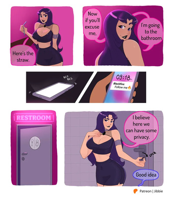 Night Out With Blackfire comic porn sex 4