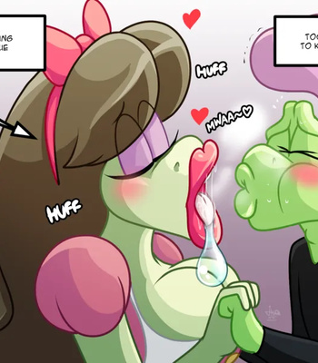 She’s Expecting Tongue comic porn sex 5