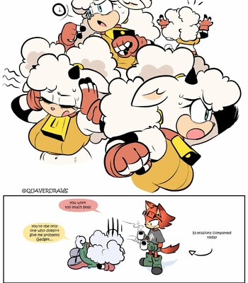 Lanolin x Gadget comic porn sex 4