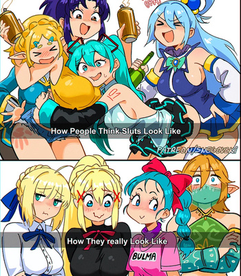 Aqua, Miku & Co comic porn thumbnail 001