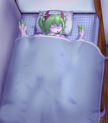 Tentacled In Bed comic porn thumbnail 001