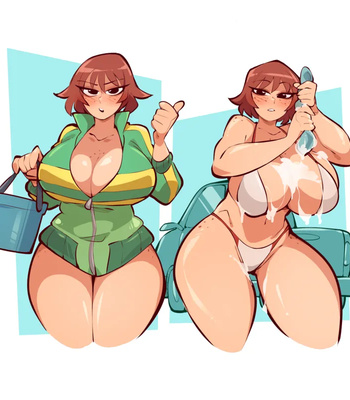 Kim Pine’s Car Washing comic porn sex 2