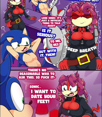 Sonic… I Want To Date Your Feet! comic porn sex 2
