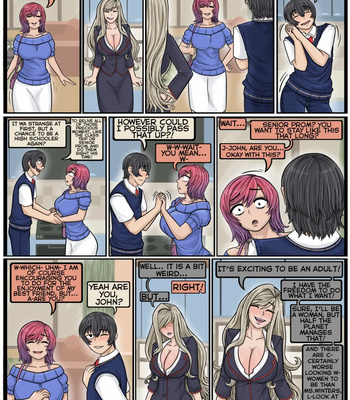 Student Transfer Body Swap – Leona x John comic porn sex 6