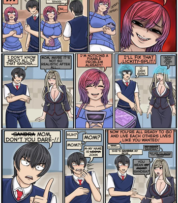 Student Transfer Body Swap – Leona x John comic porn sex 7