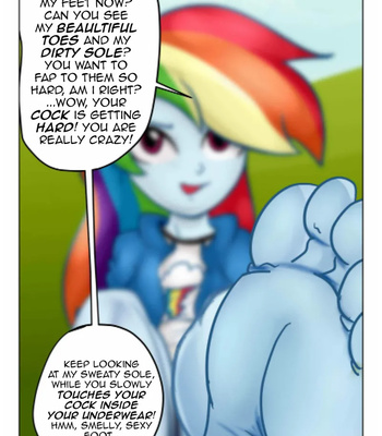 Rainbow Dash Jerk-Off! comic porn sex 7