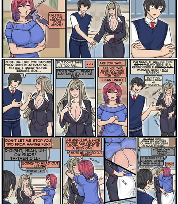 Student Transfer Body Swap – Leona x John comic porn sex 8