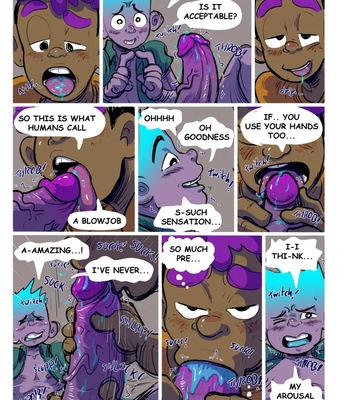 Alien x Human comic porn sex 10