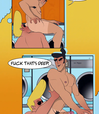 Jack & Johnny At The Laundromat comic porn sex 11