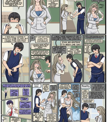 Student Transfer Body Swap – Leona x John comic porn sex 19