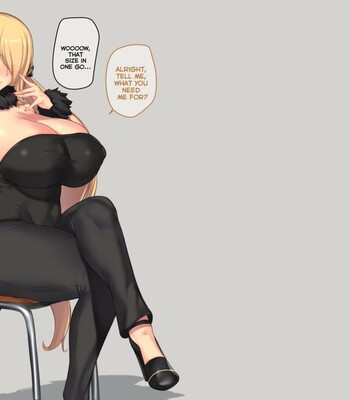 Cynthia Dildo Sitting comic porn sex 5