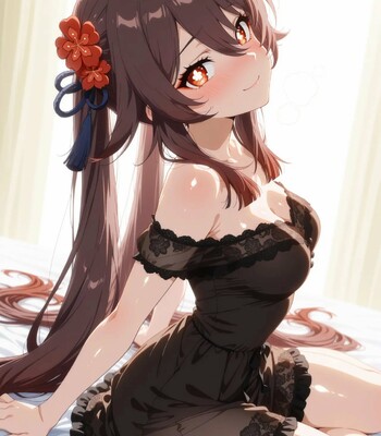 Hu Tao comic porn thumbnail 001