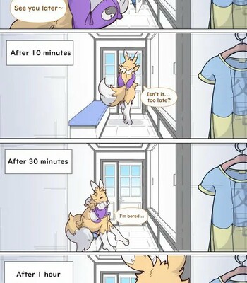 Renamon’s stay at home🦊 comic porn sex 1