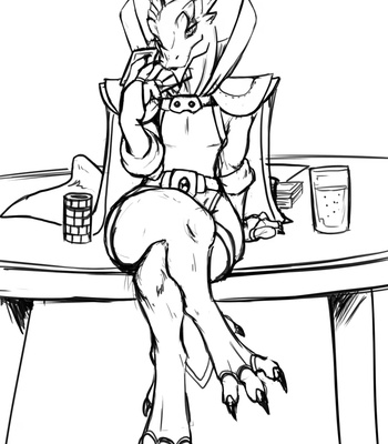 Strip Poker With Kiiya comic porn thumbnail 001