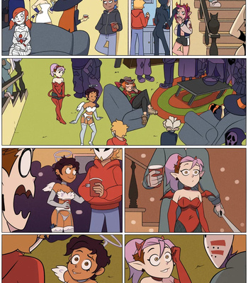 Luz & Amity’s Halloween Party comic porn sex 2