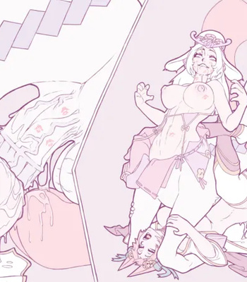 Ahri x Lillia comic porn sex 4