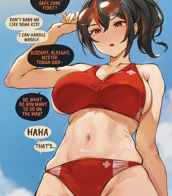 Beach Restricted Area! comic porn sex 3