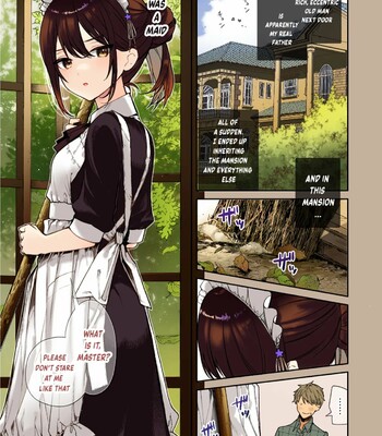 Jitome Maid-san to Love Love Ecchi [Colorized] comic porn sex 4