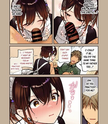 Jitome Maid-san to Love Love Ecchi [Colorized] comic porn sex 9